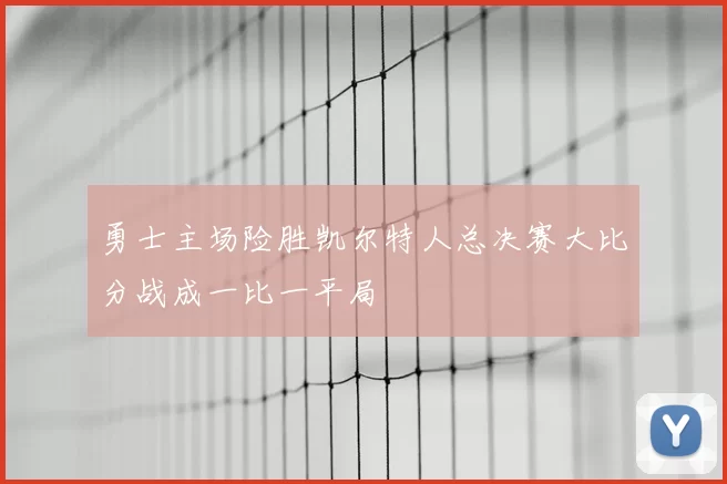 勇士主场险胜凯尔特人总决赛大比分战成一比一平局